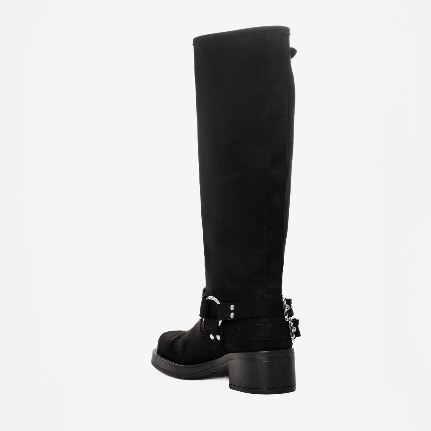 Boot with suede buckle: MAIZY (high shaft)